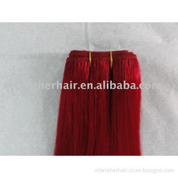 Silky straight 24" human hair weaving